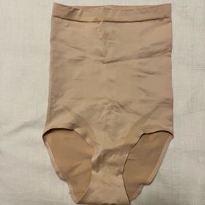 NWOT jockey high waist brief spanx! Nude color. Small